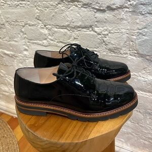 Stuart Wietzman Black Patent Leather Loafers